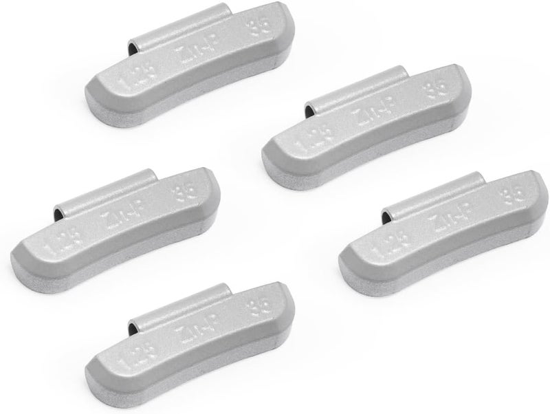 CKAuto P Series Zinc Clip on Wheel Weights 1.25oz, 5/4oz, Coated, 25Pcs/Box Fit for Steel Wheel - Image 3